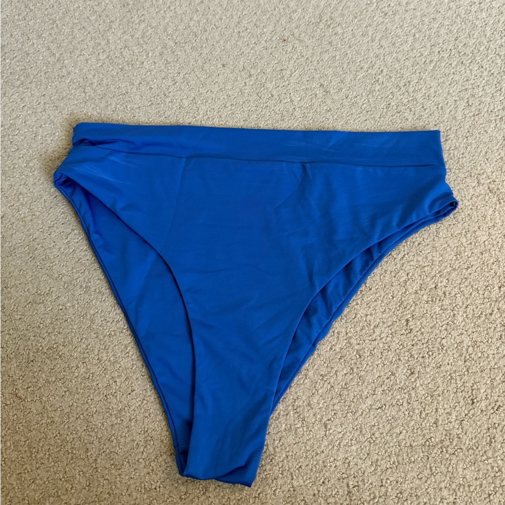 Djerf Avenue Blue Swim Bottoms